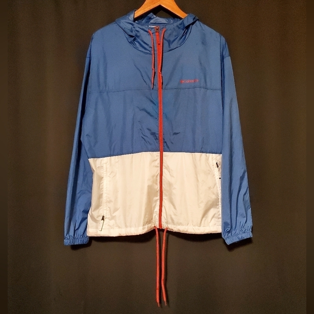 Columbia Women's Flash Forward Blue Windbreaker Size XL - Picture 3 of 10
